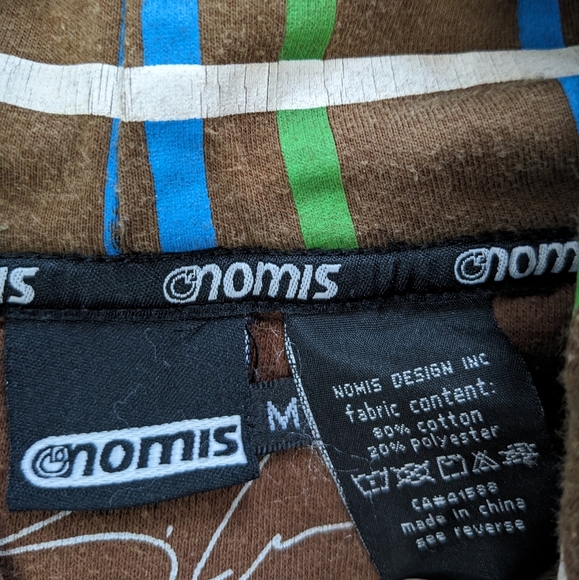 Y2k hoodie nomis zip up sweater unisex - Picture 2 of 4